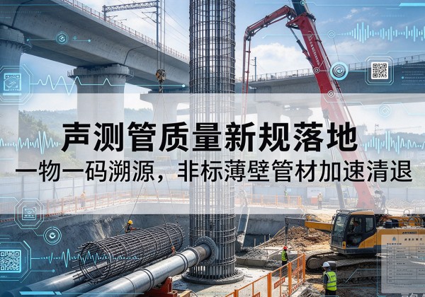 廊坊声测管质量新规落地，一物一码溯源，非标薄壁管材加速清退