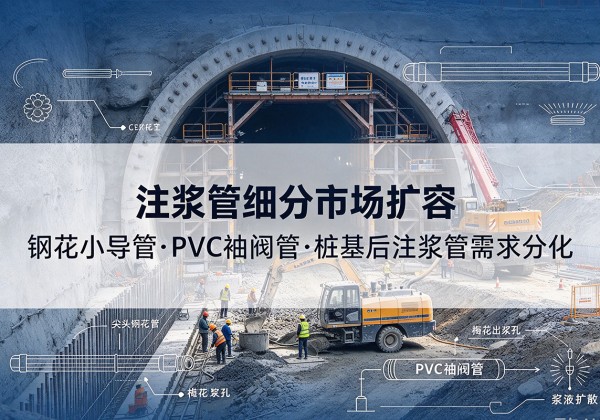 廊坊注浆管细分市场扩容，隧道钢花小导管、PVC 袖阀管、桩基后注浆管需求分化